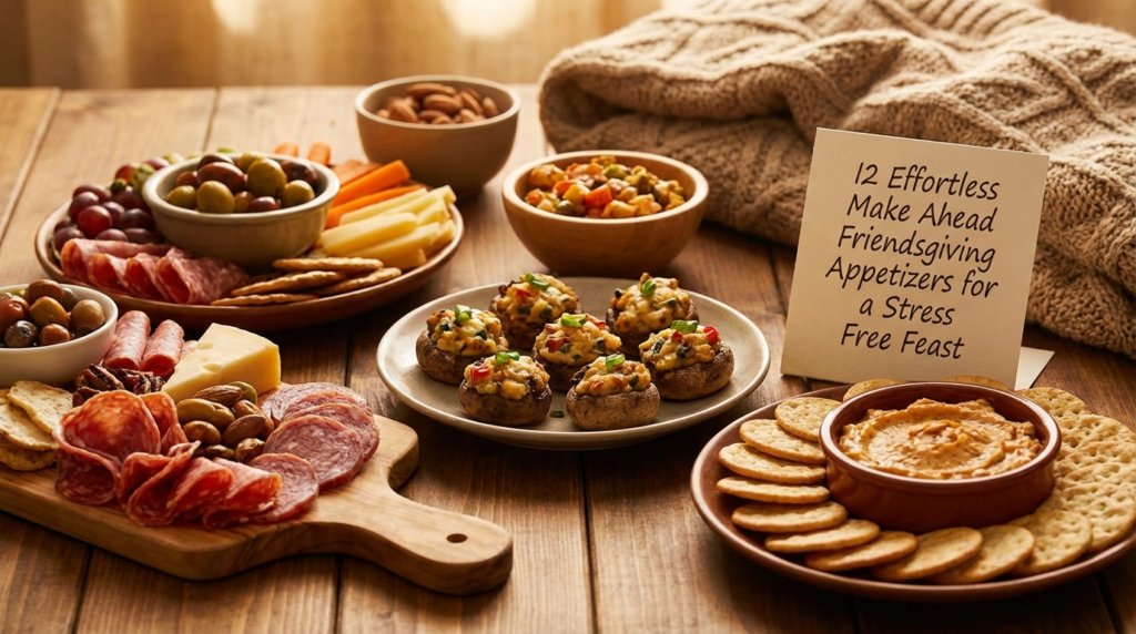 12 Effortless Make Ahead Friendsgiving Appetizers for a Stress Free Feast