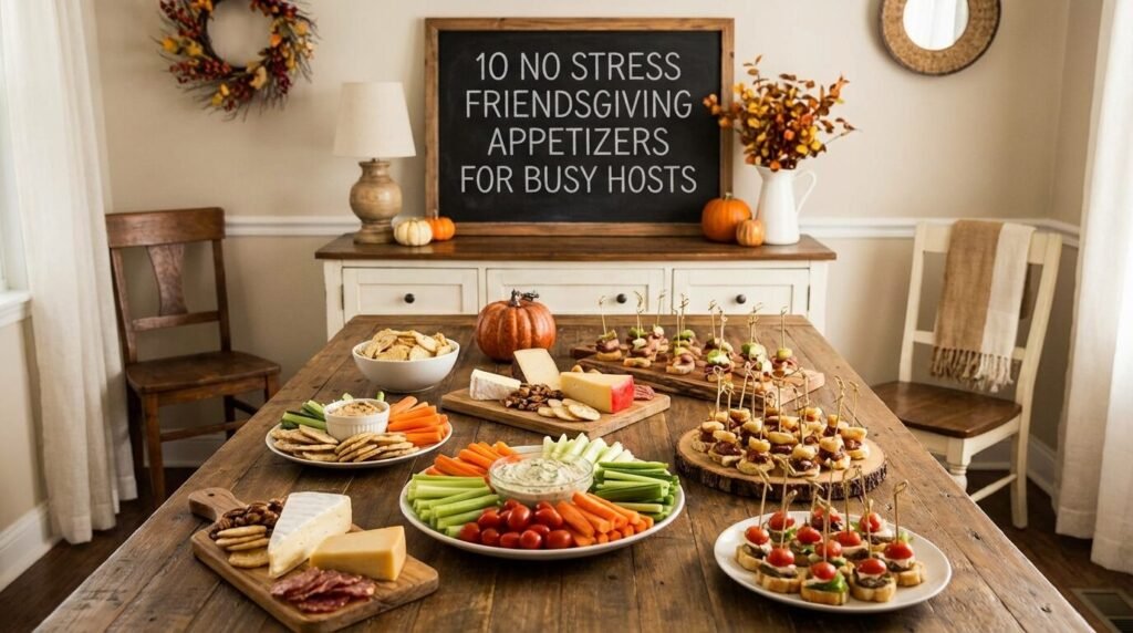 10 No Stress Friendsgiving Appetizers for Busy Hosts