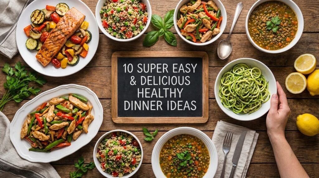 10 Super Easy & Delicious Healthy Dinner Ideas You'll Actually Crave