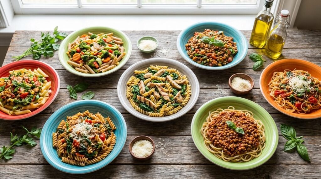 7 Delicious & Healthy Pasta Dinners You'll Crave (Without the Guilt!)