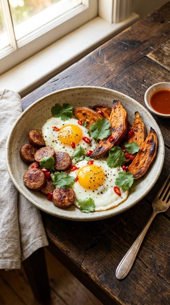 21 High Protein Breakfast Bowl Recipes with Eggs & Sausage (That Keep You Full Until Lunch)