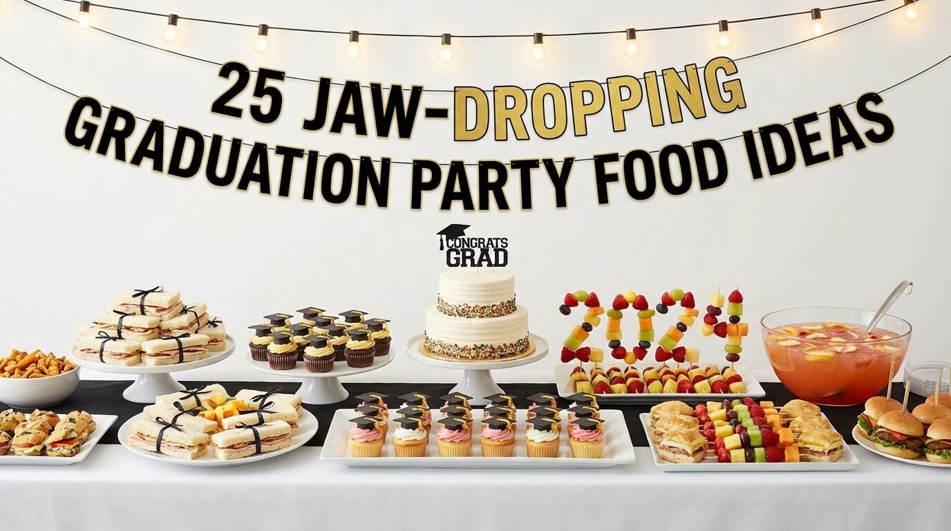 25 Jaw Dropping Graduation Party Food Ideas 1 25 Jaw Dropping Graduation Party Food Ideas