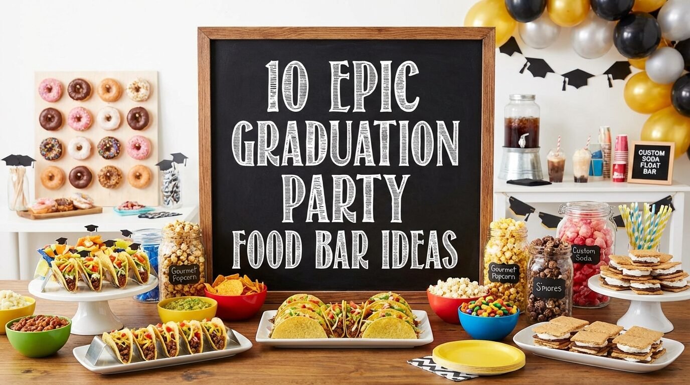 10 Epic Graduation Party Food Bar Ideas 1 10 Epic Graduation Party Food Bar Ideas