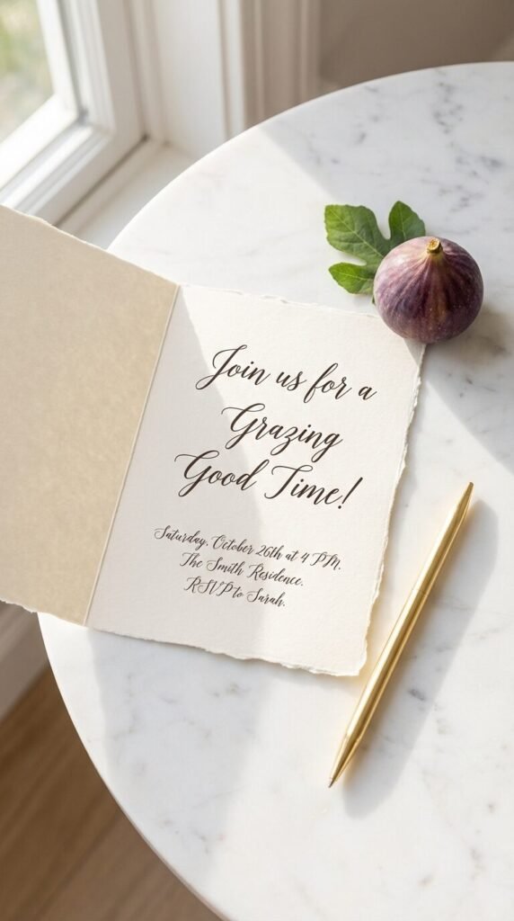 10 Irresistible Charcuterie Board Party Invitation Ideas Your Guests Will R.S.V.P. To!