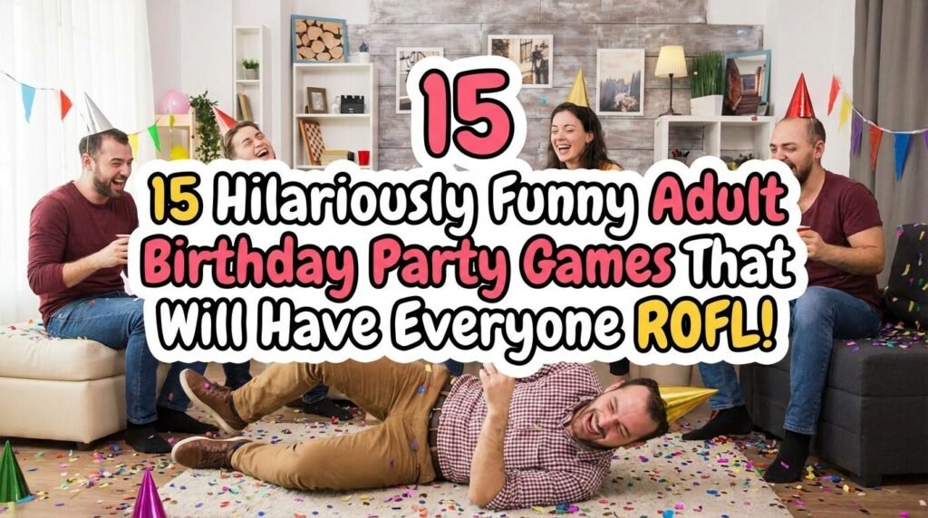 15 Hilariously Funny Adult Birthday Party Games That Will Have Everyone ROFL! 2 15 Hilariously Funny Adult Birthday Party Games That Will Have Everyone ROFL!