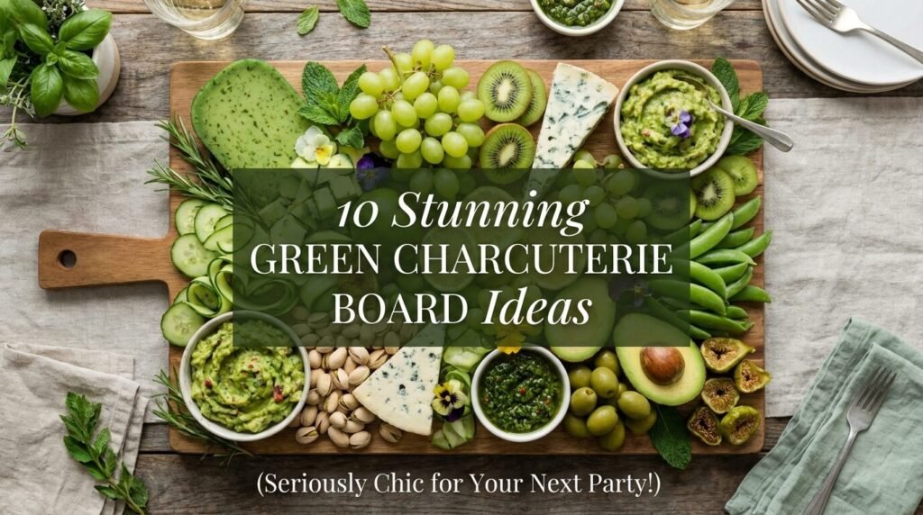 10 Stunning Green Charcuterie Board Ideas for Your Next Party (Seriously Chic!)