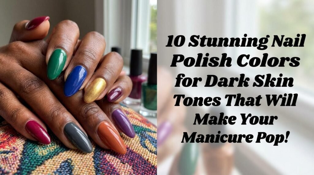 10 Stunning Nail Polish Colors for Dark Skin Tones That Will Make Your Manicure Pop!