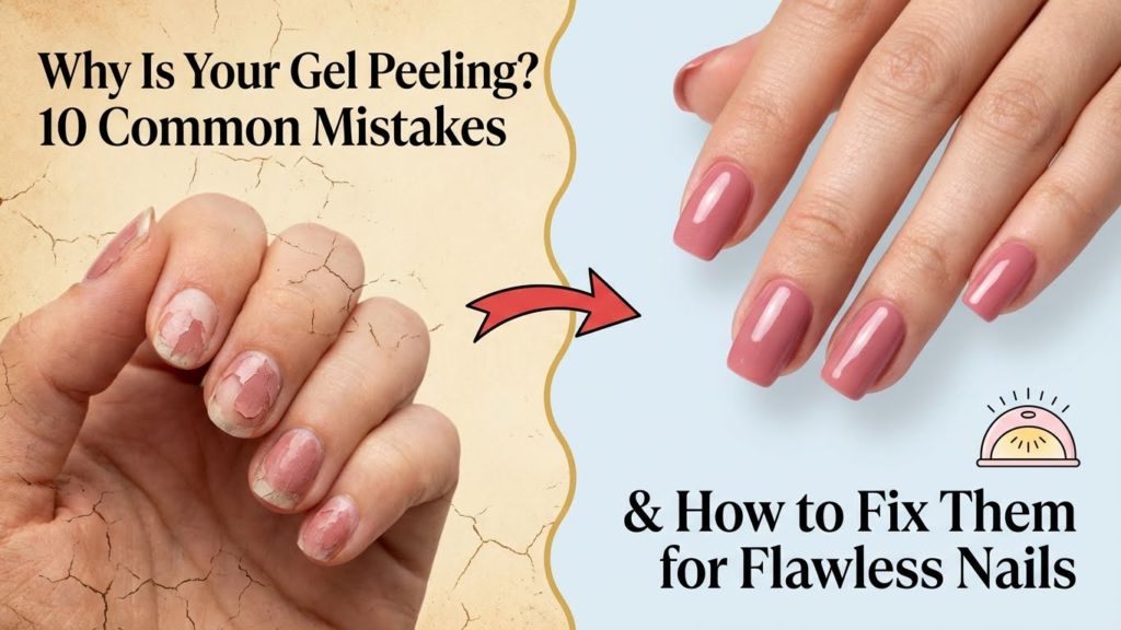 Why Is Your Gel Peeling? 10 Common Gel Mistakes & How to Fix Them for Flawless Nails