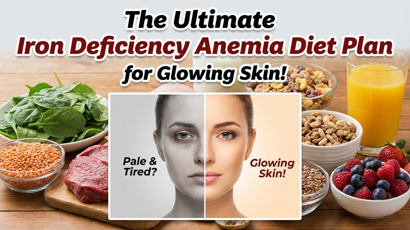 Pale & Tired? The Ultimate Iron Deficiency Anemia Diet Plan for Glowing Skin!