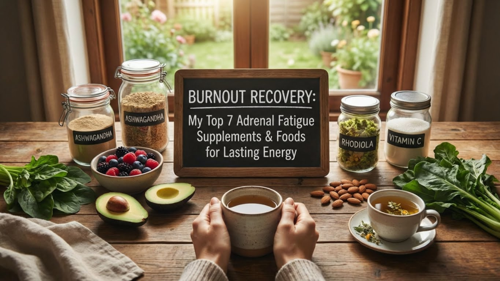 Burnout Recovery: My Top 7 Adrenal Fatigue Supplements & Foods for Lasting Energy 2 Burnout Recovery: My Top 7 Adrenal Fatigue Supplements & Foods for Lasting Energy