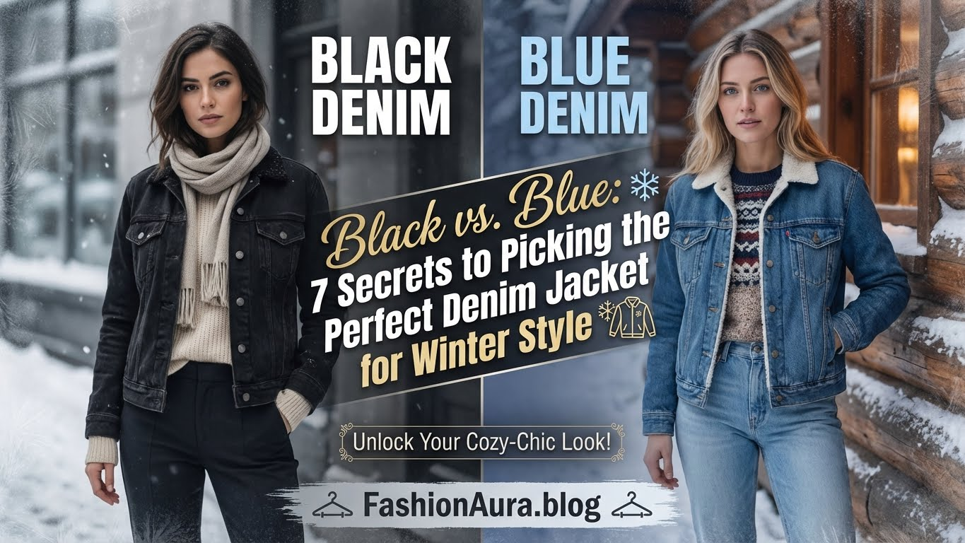 Black vs. Blue: 7 Secrets to Picking the Perfect Denim Jacket for Winter Style