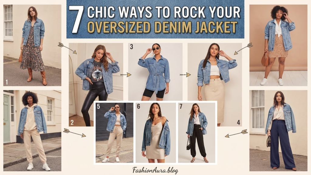 7 Chic Ways to Rock Your Oversized Denim Jacket