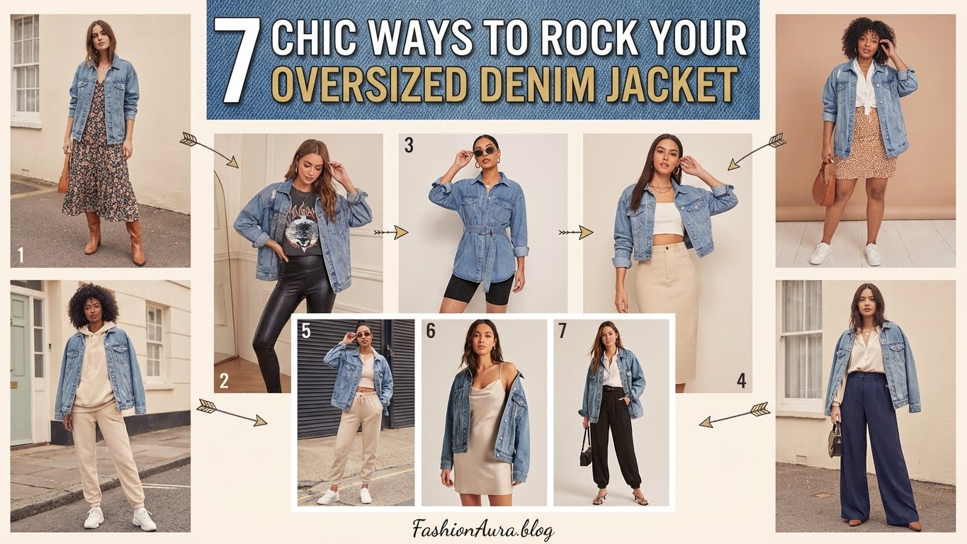 7 Chic Ways to Rock Your Oversized Denim Jacket