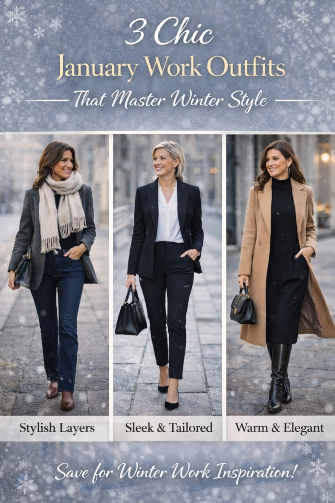 3 Chic January Work Outfits That Master Winter Style 2 3 Chic January Work Outfits That Master Winter Style