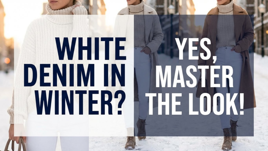 Can You Wear White Denim in Winter? Yes, and Here's How to Master It!