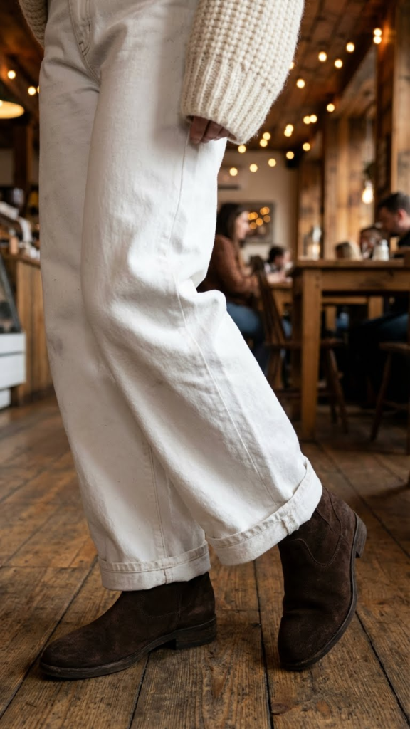 Can You Wear White Denim in Winter? Yes, and Here's How to Master It!