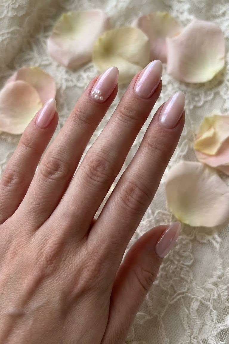 7 Romantic Ways to Master the Milky White & Glazed Donut Nail Trend