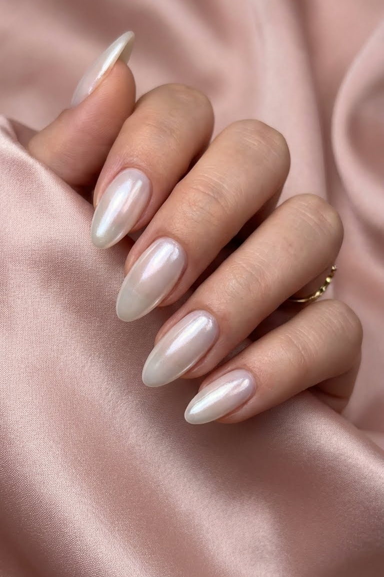 7 Romantic Ways to Master the Milky White & Glazed Donut Nail Trend