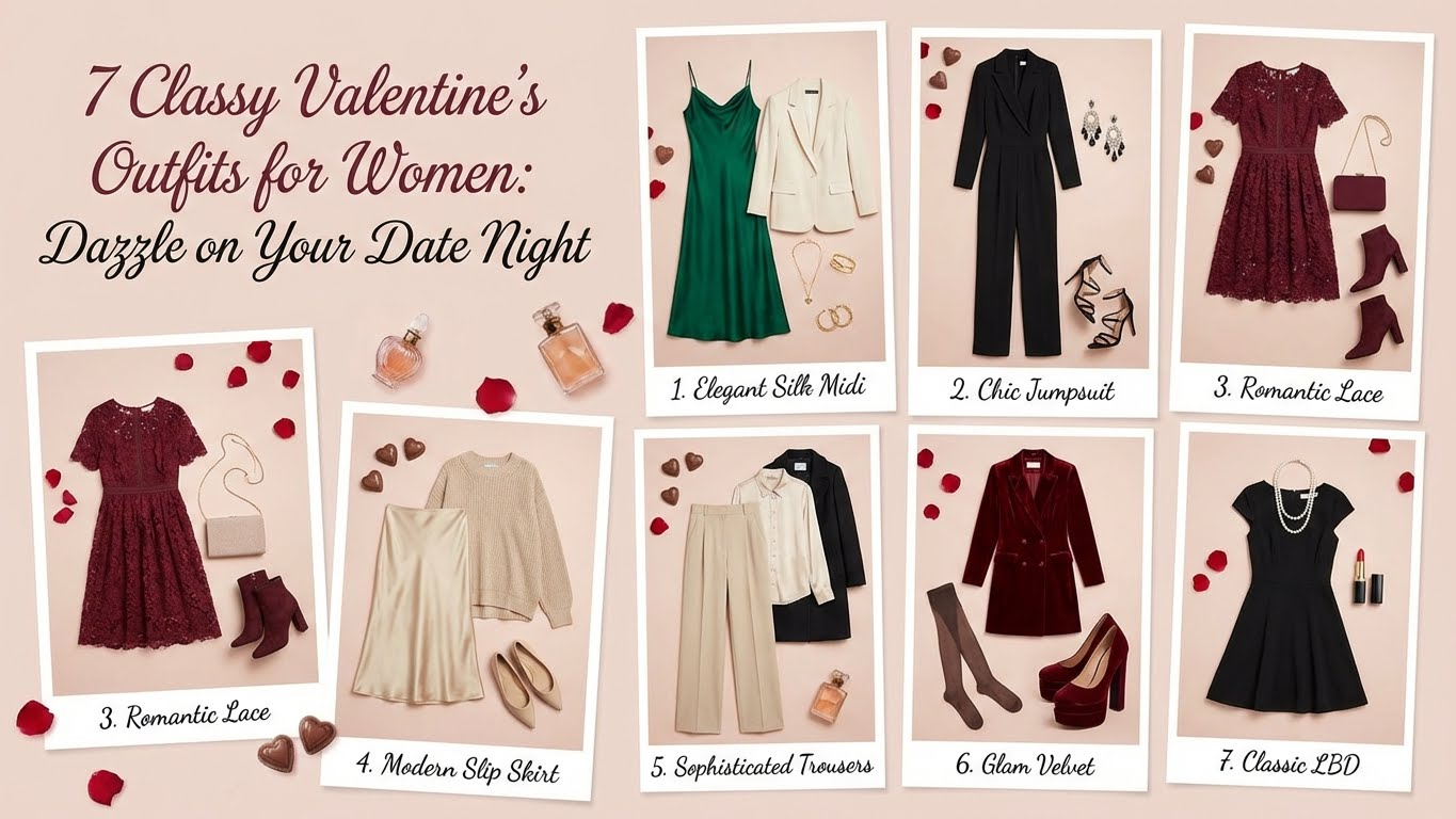 7 Classy Valentine's Outfits for Women: Dazzle on Your Date Night