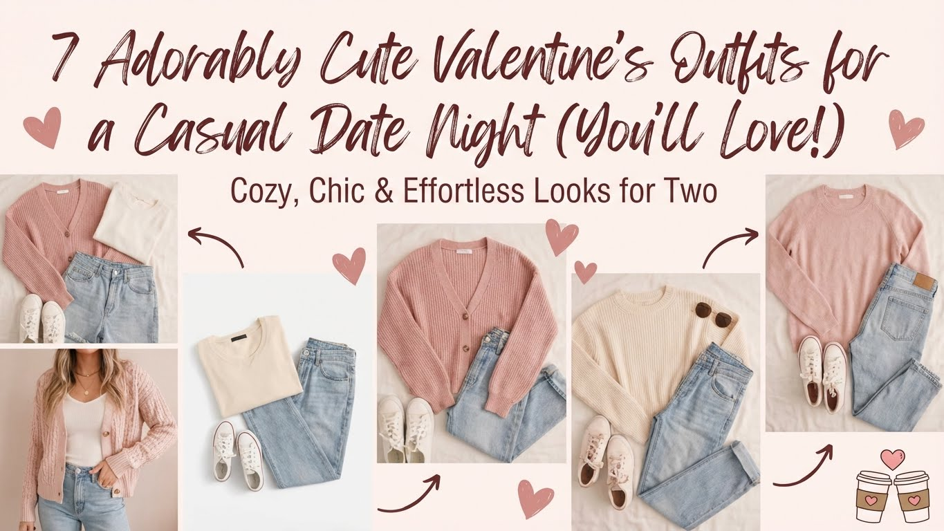 7 Adorably Cute Valentine's Outfits for a Casual Date Night (You'll Love!)