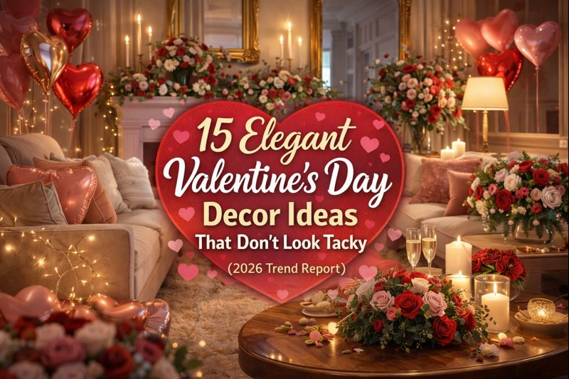 15 Elegant Valentine's Day Decor Ideas That Don't Look Tacky (2026 Trend Report)