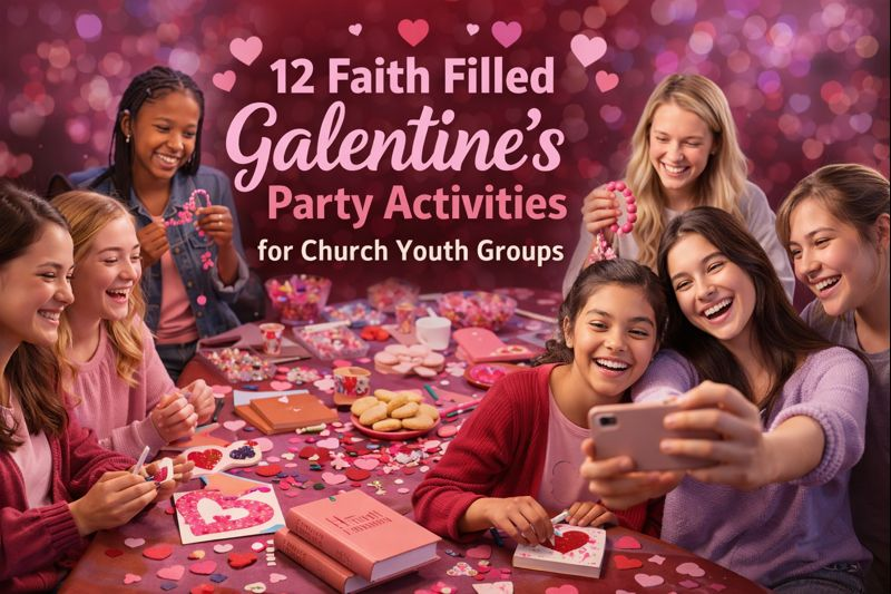12 Faith Filled Galentine’s Party Activities for Church Youth Groups