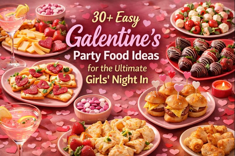 30+ Easy Galentine’s Party Food Ideas for the Ultimate Girls' Night In 1 30+ Easy Galentine’s Party Food Ideas for the Ultimate Girls' Night In