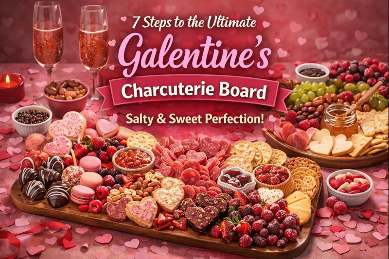 7 Steps to the Ultimate Galentine’s Charcuterie Board: Salty & Sweet Perfection!
