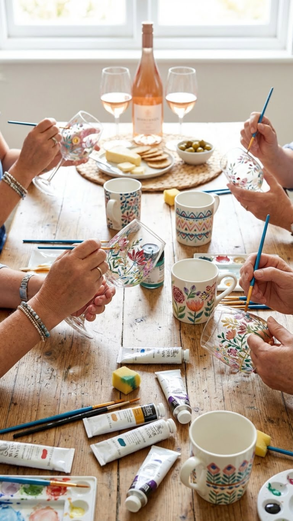 Sip & Craft: 7 Unforgettable DIY Galentine’s Party Activities for Creative Women