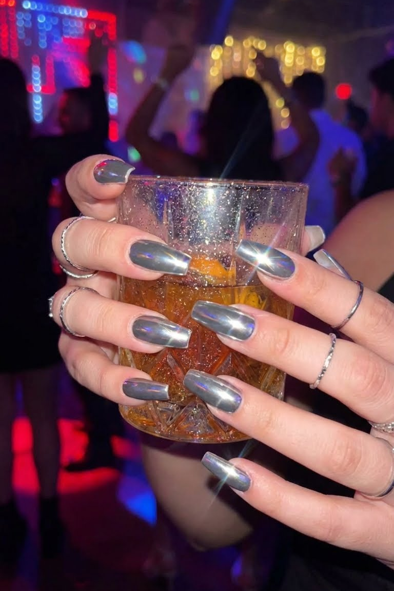 7 Dazzling Ways to Rock Metallic Nails: From Office Chic to Wedding Glam