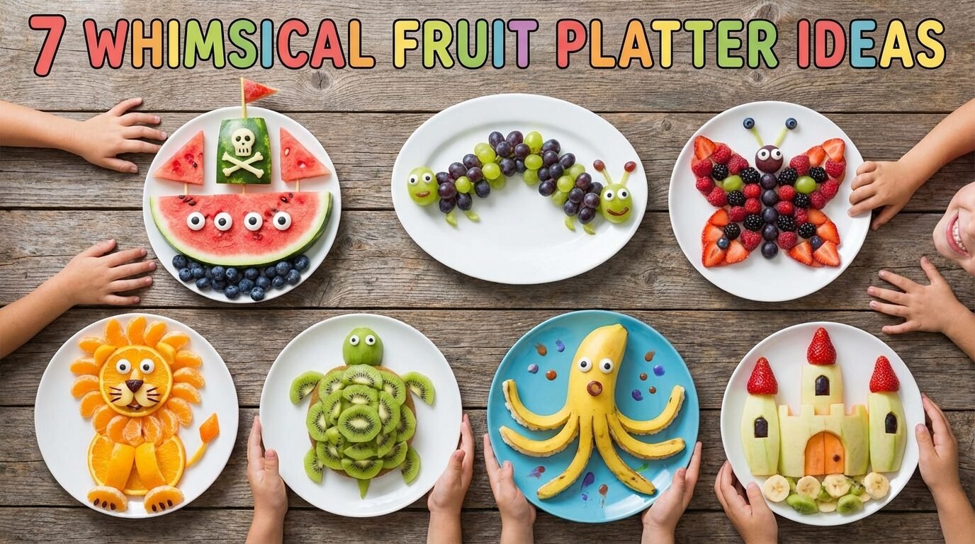 7 Whimsical Fruit Platter Ideas That Turn Snacking Into Kids' Art Time