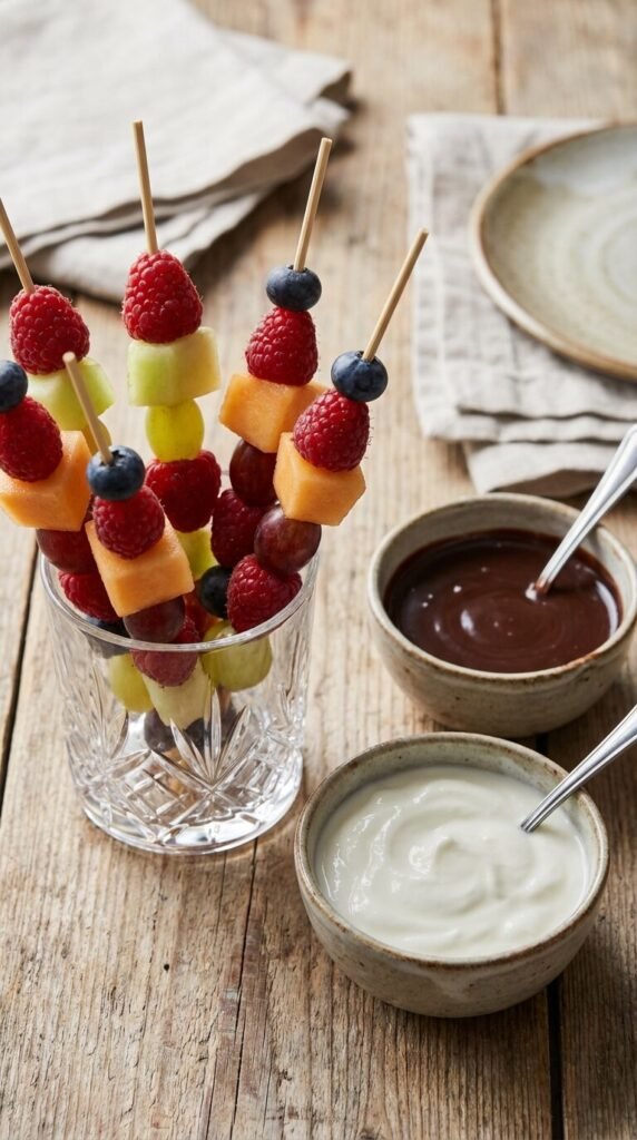 Stop Boring Party Snacks! 17 Fruit Skewer Ideas Kids (and Adults!) Will Devour 4 Stop Boring Party Snacks! 17 Fruit Skewer Ideas Kids (and Adults!) Will Devour
