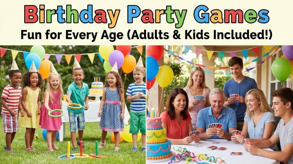 Birthday Party Games Fun for Every Age (Adults & Kids Included!)