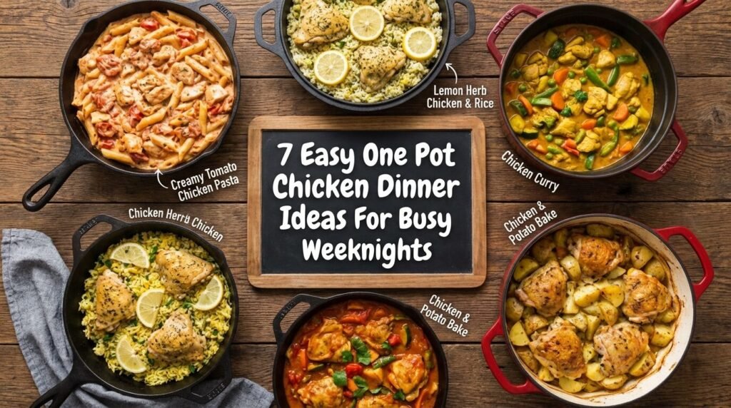 7 Easy One Pot Chicken Dinner Ideas For Busy Weeknights
