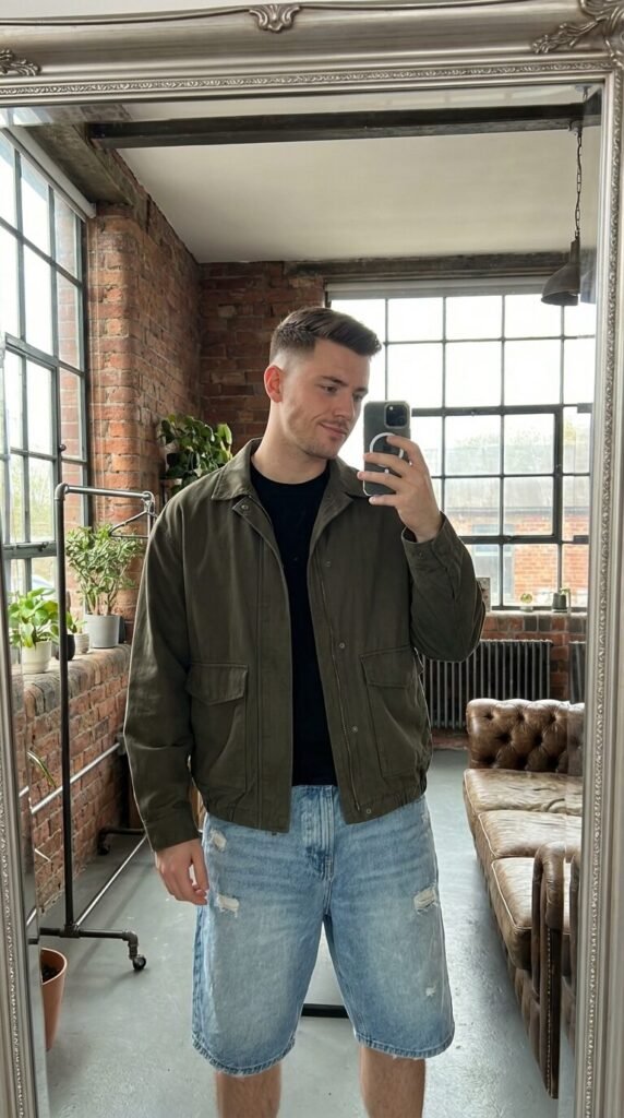 5 Effortless Ways to Style Light Blue Baggy Jorts for Men This Summer