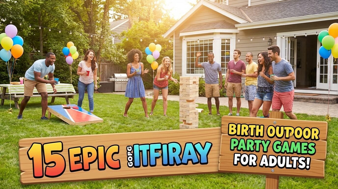 15 Epic Outdoor Birthday Party Games for Adults That Will Have Everyone Talking!