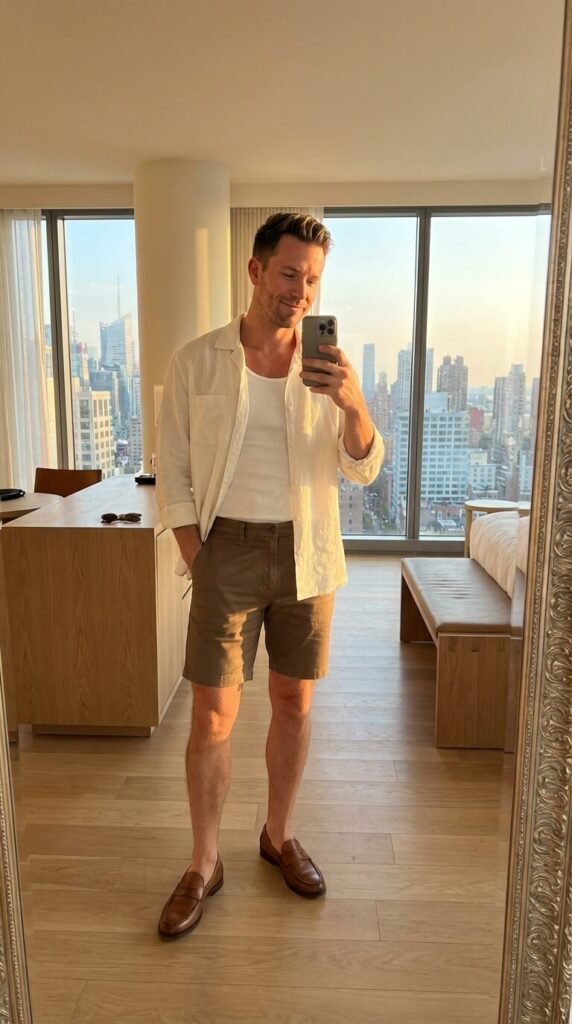 Jorts Outfit Idea Men Baggy Shirt Your New Go-To Look 4 Jorts Outfit Idea Men Baggy Shirt Your New Go-To Look