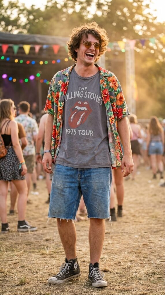 5 Baggy Blue Jorts Outfit Ideas for Men That Actually Look Good