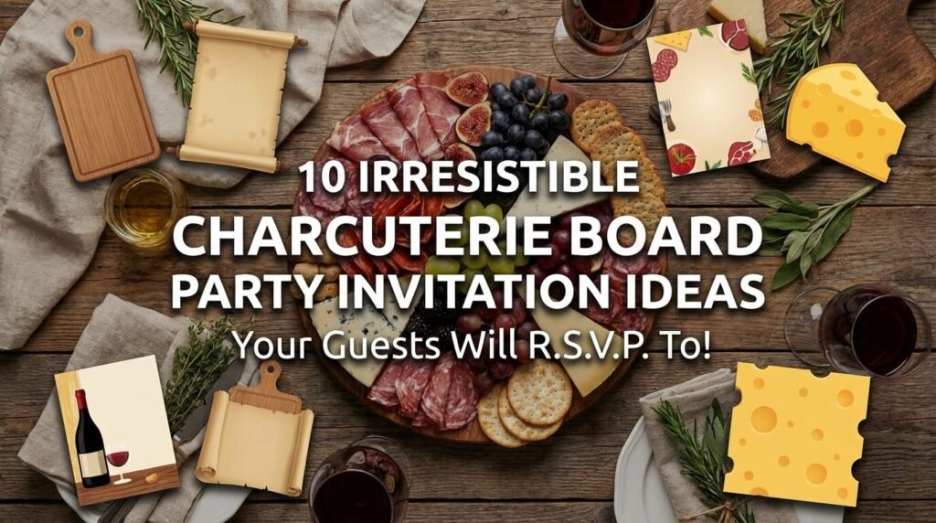 10 Irresistible Charcuterie Board Party Invitation Ideas Your Guests Will R.S.V.P. To!
