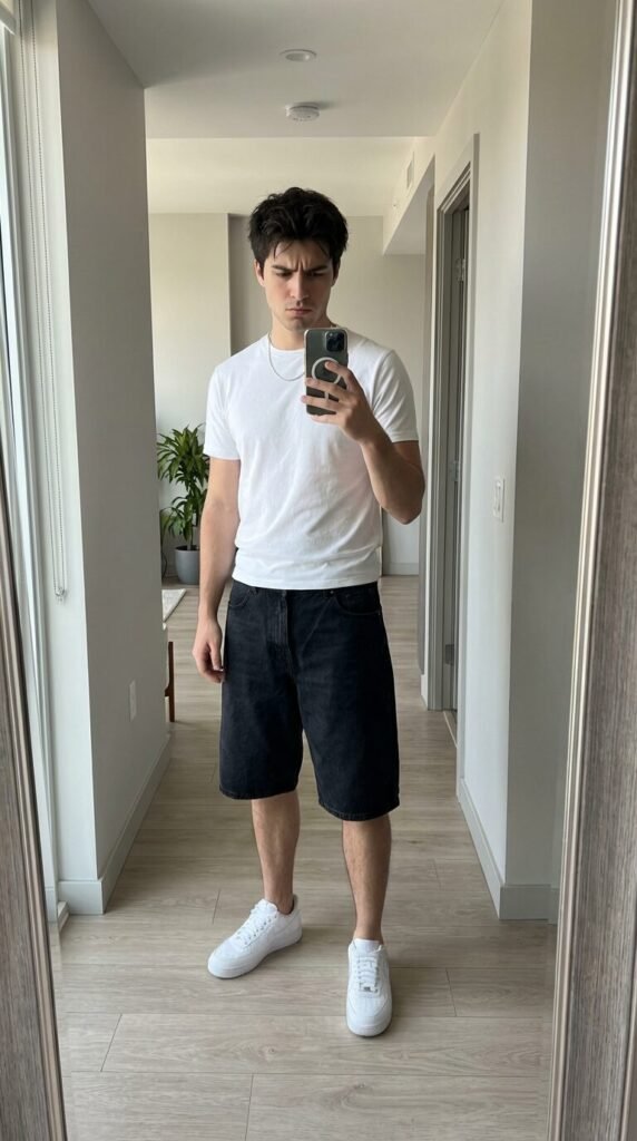 Baggy Jorts Are Back 5 Fresh 90s Outfits for Modern Men 6 Baggy Jorts Are Back 5 Fresh 90s Outfits for Modern Men