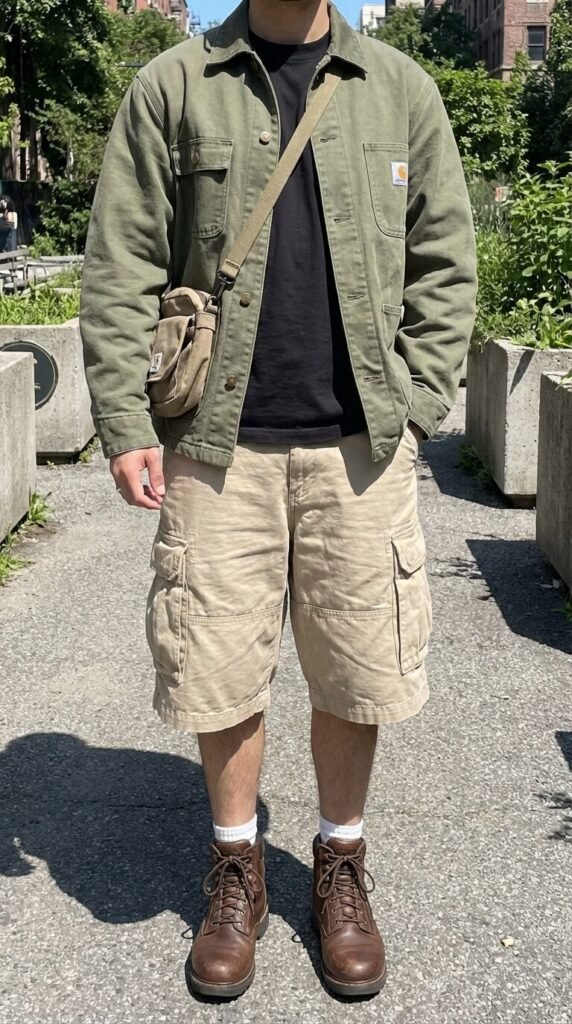 Ditch the Skinnies 7 Baggy Jorts Outfits for Men Y2K Style 9 Ditch the Skinnies 7 Baggy Jorts Outfits for Men Y2K Style