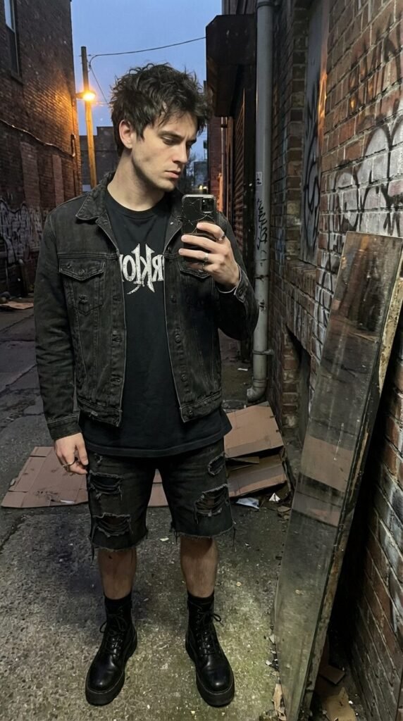 Ditch the Skinnies 7 Baggy Jorts Outfits for Men Y2K Style 7 Ditch the Skinnies 7 Baggy Jorts Outfits for Men Y2K Style