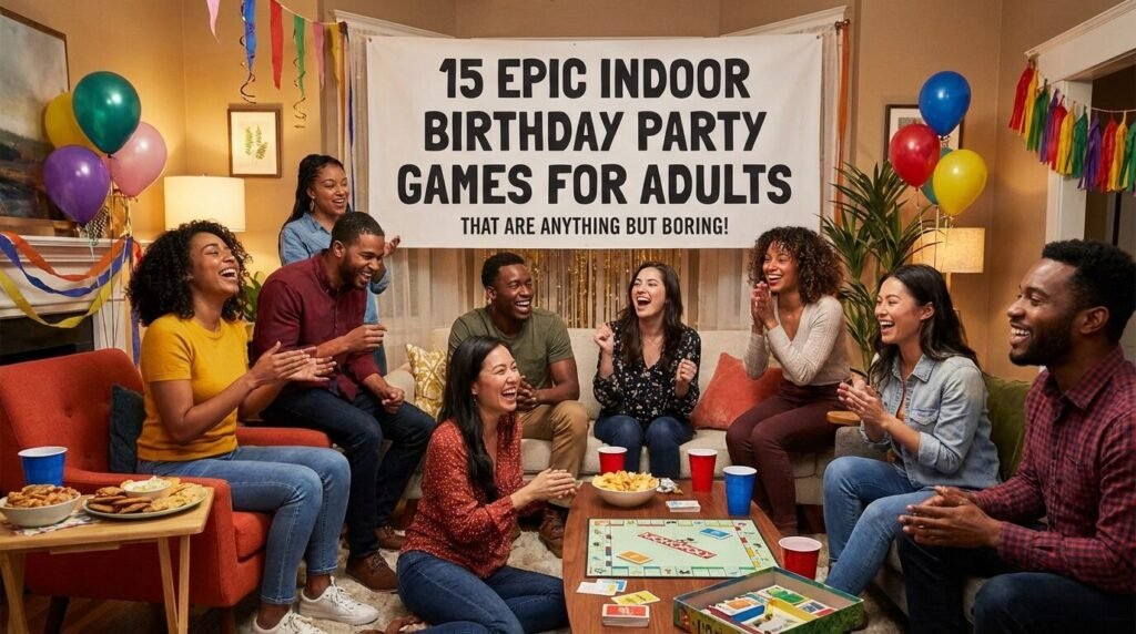 15 Epic Indoor Birthday Party Games for Adults That Are Anything But Boring!