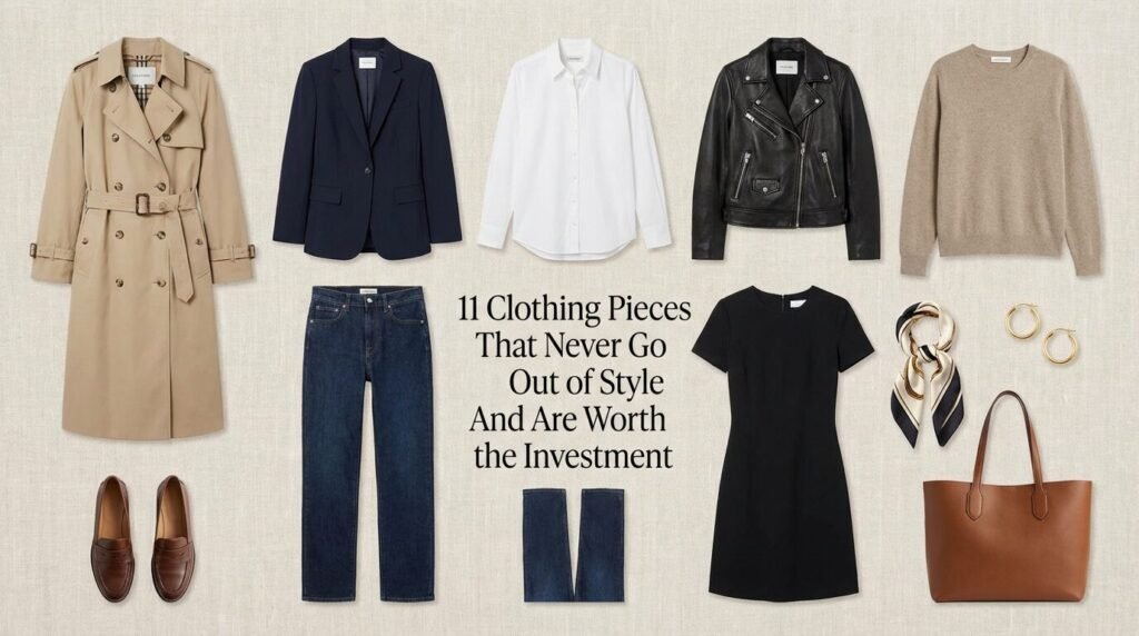 11 Clothing Pieces That Never Go Out of Style And Are Worth the Investment