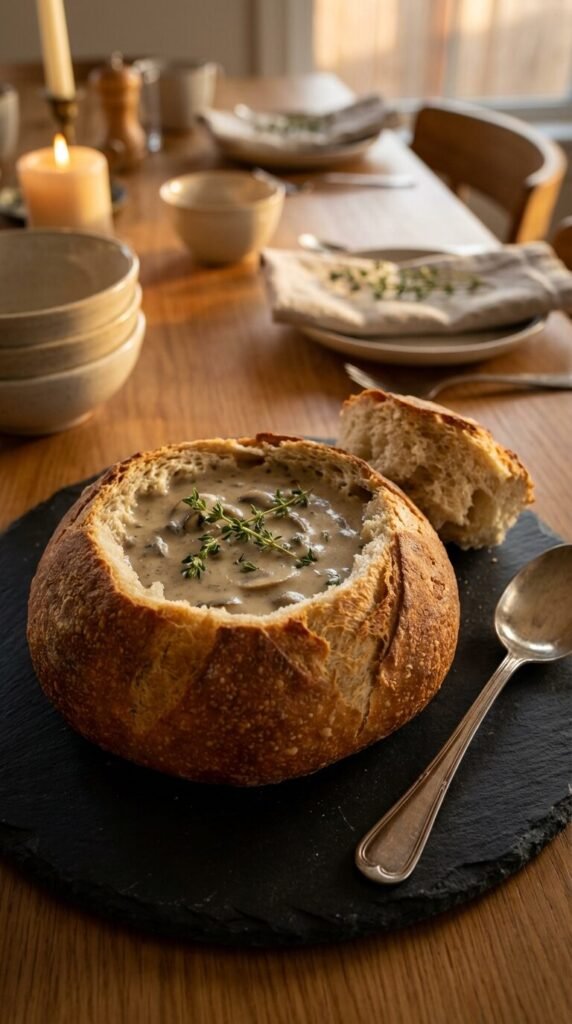 Stop buying it. Make your own sourdough bread bowls!