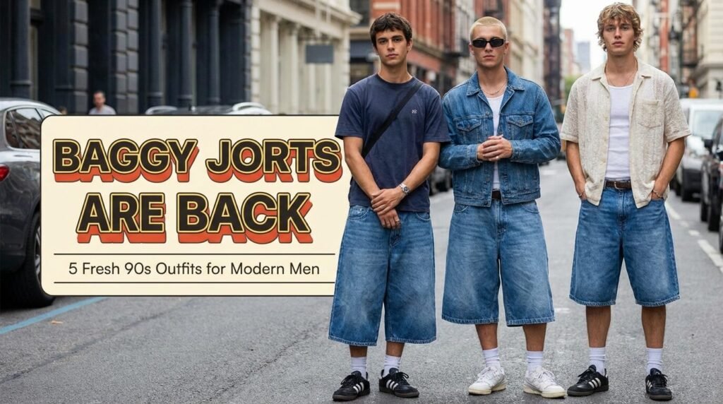 Baggy Jorts Are Back 5 Fresh 90s Outfits for Modern Men
