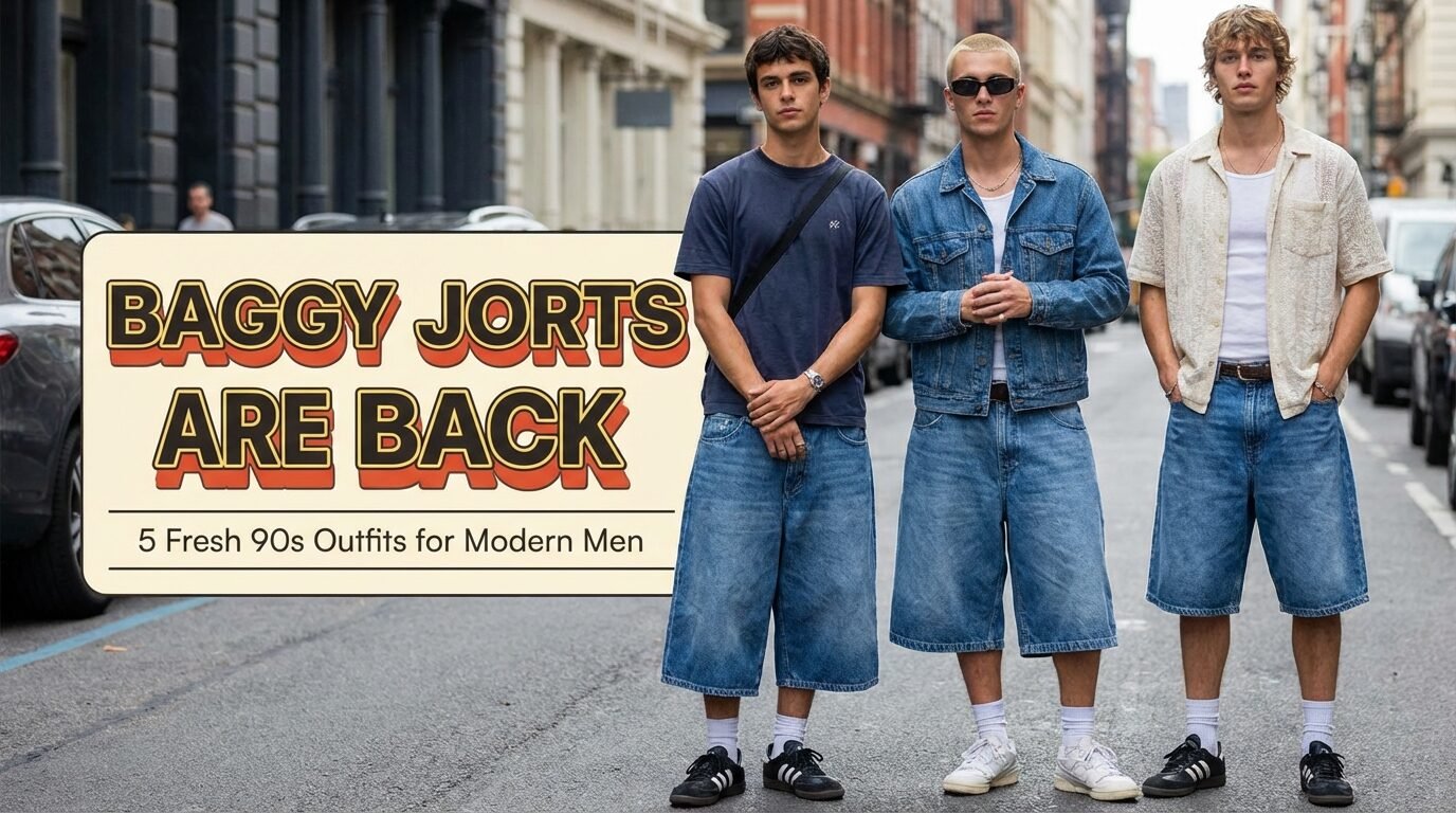 Baggy Jorts Are Back 5 Fresh 90s Outfits for Modern Men