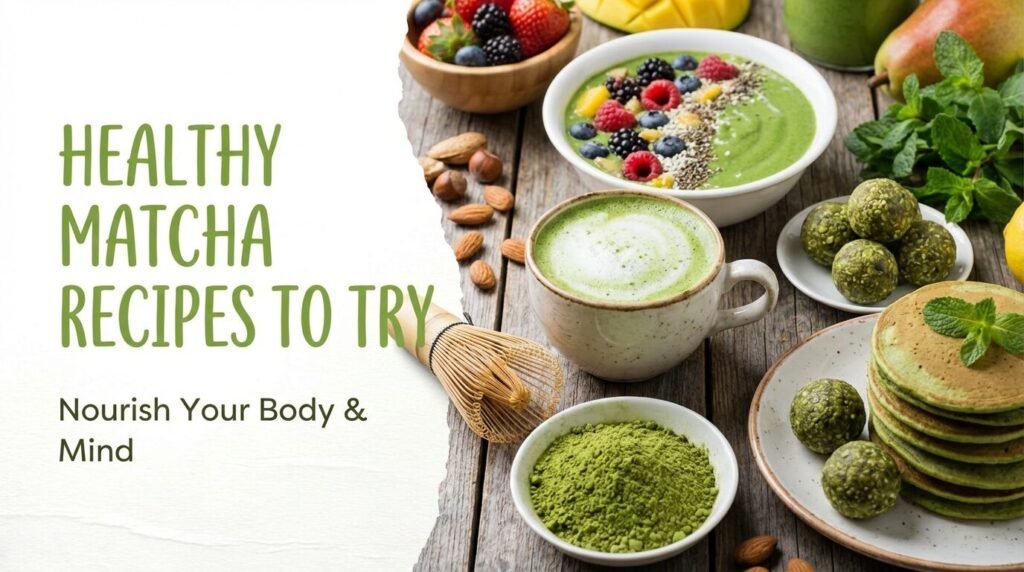 Matcha Recipes to try Healthy