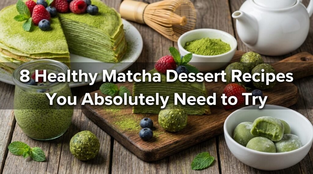 8 Healthy Matcha Dessert Recipes You Absolutely Need to Try 2 8 Healthy Matcha Dessert Recipes You Absolutely Need to Try