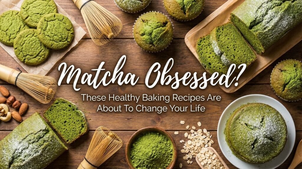 Matcha Obsessed? These Healthy Baking Recipes Are About To Change Your Life 2 Matcha Obsessed? These Healthy Baking Recipes Are About To Change Your Life